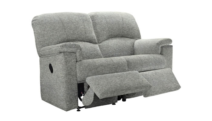 G Plan Chloe 2 Seater Powered Double Recliner in Graphene Dusk Fabric